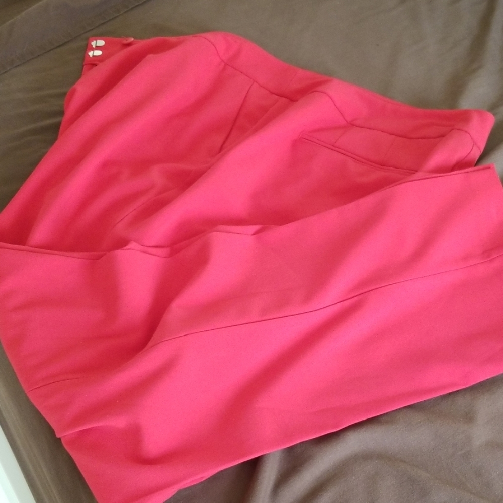 Red dress pants